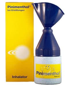 Pinimenthol Inhalator mit Wärmeschutz bei Erkältungen