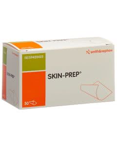 Skin Prep Hautschutz Tupfer Box - 50 Stk.
