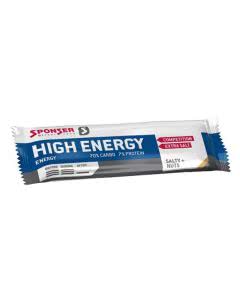 Sponser High Energy Bar Salty Nuts - 30 x 45 g
