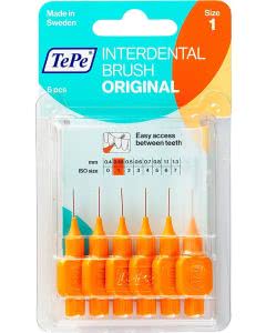 TePe Interdental-Brush original 0,45mm orange - 6 Stk.