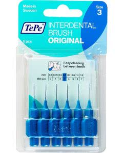 TePe Interdental-Brush original 0,6mm blau - 6 Stk.