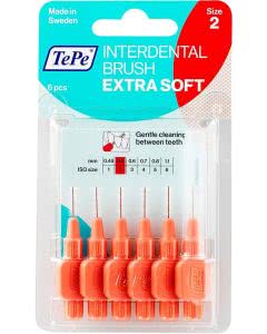 TePe Interdental-Brush 0,45mm extra-soft orange - 6 Stk.