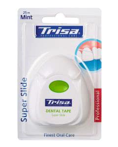 Trisa Dental Tape Super Slide Zahnband - fluor / mint - 25m