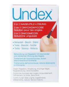 Undex 3 in 1 NAgelpillkösung mit Pinsel - 7ml