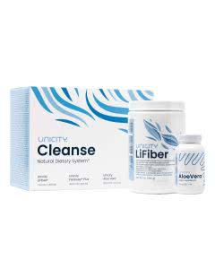 Unicity Cleanse (=Clear Start) Set für Ihr Wohlbefinden mit 3 Produkten für 30 Tage Paraway LiFiber AloeVera