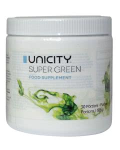 Unicity Super Green (mit Chlorophyll) - Pulver - 30 Port. für 1 Monat - Dose mit 90gr.
