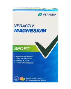 Veractiv Magnesium Sport 150mg - Pulver zum Auflösen - 30 Stk.