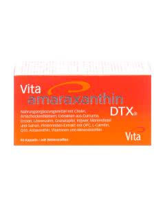 Vita Amaraxanthin DTX - Leber - Fettstoffwechsel - geistige Leistung - 90 Kaps.