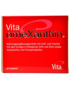 Vita OmeXanthin Krill- und Fischoel - EPA - DHA - Asthaxanthin - 60 Kapseln