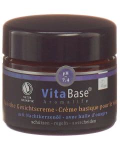 Vitabase Basische Gesichtscreme Dose - 50ml