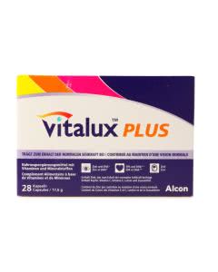 Vitalux plus mit 10mg Lutein und Omega 3 - 28 Kaps.