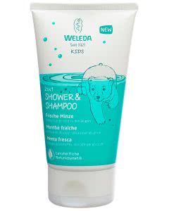 Weleda Kids 2 in1 Shower & Shampoo - Frische Minze - 150ml