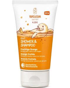 Weleda Kids 2 in 1 Shower & Shampoo - Fruchtige Orange - 150ml
